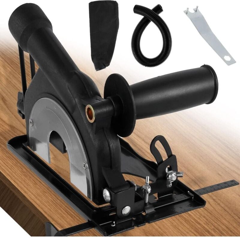 Ej.life - Winkelschleifer-Führungsschienenhalterung Ø100/125 mm, Schutzrahmen zum Schneiden von Eisen, einstellbarer Win...