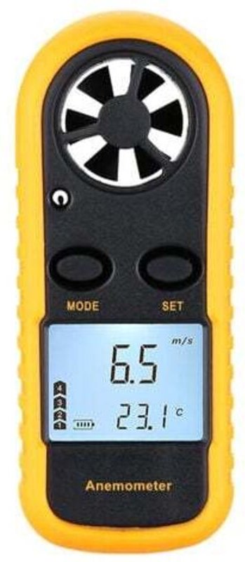Thumbnail - Tigrezy - Digitales Anemometer Anemometer, das Windgeschwindigkeit und Temperatur misst