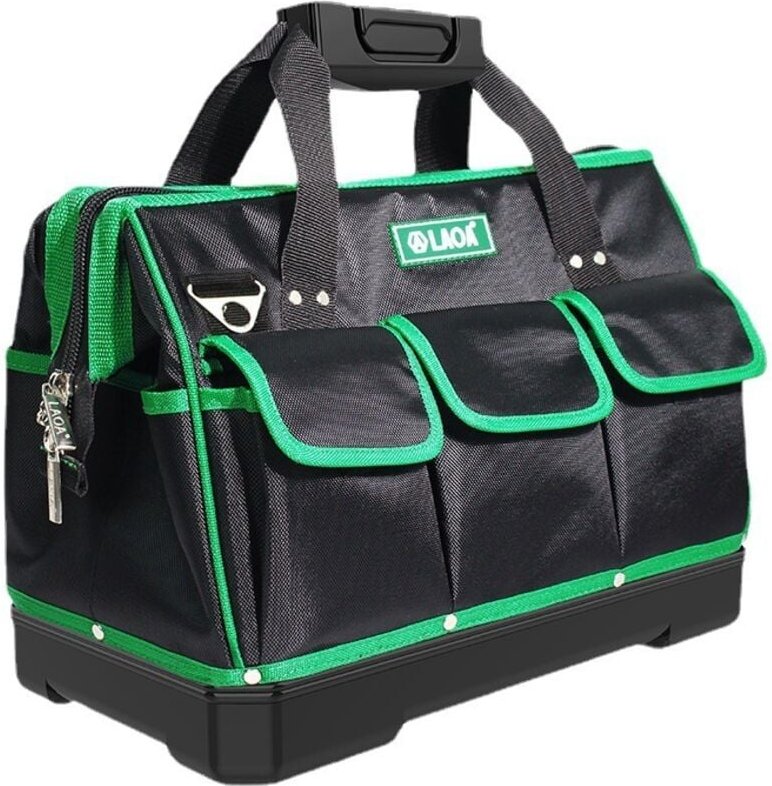 DOLASO Werkzeugtasche, 1680D Oxford Textil-Werkzeugkasten, Elektriker-Werkzeugkasten, wasserdicht, verschleißfest, Arbei...