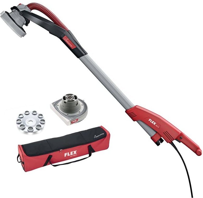 Flex Wand- und Deckenschleifer Beton Giraffe GDE 10 mit Wechselkopfsystem, Ausführung: 504.211, Set Thermo Jet