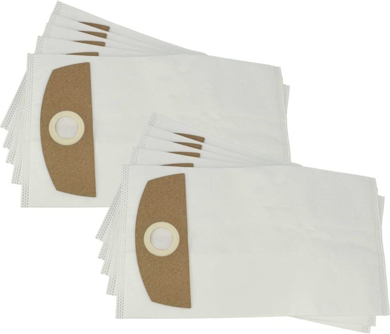 vhbw 10x Staubbeutel Ersatz für Metabo 4061792200883, 630164000 für Staubsauger - Mikrovlies, 36cm x 20cm Weiß