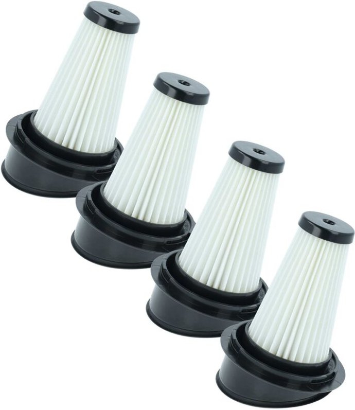 vhbw 4x Staubsaugerfilter kompatibel mit Beko 8811543200, 8811553200, 8811563200, 8812993200, 8813003200 Staubsauger - H...