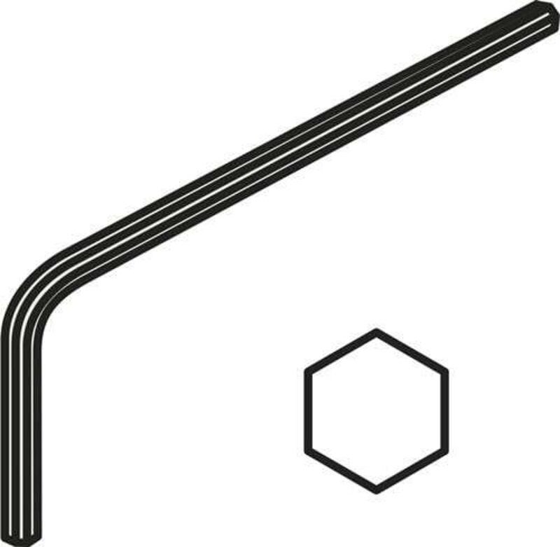 Sechskantschlüssel ISO HXK 2 Bruttogewicht 1,6g PRAMET