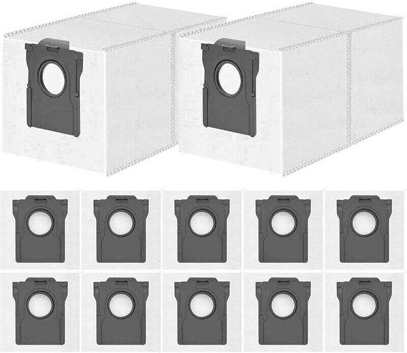 12er-Pack Ersatz-Staubbeutel, kompatibel mit Dreame L20/X40/X50 Ultra Complete, XU, L10s/L10/L40/E30 Ultra/L10s Pro Ultr...