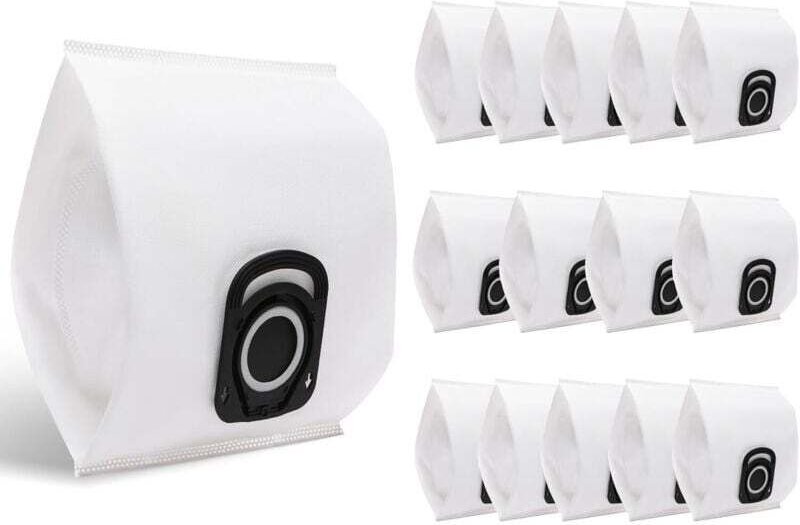 15 Hygiene+-Beutel ZR200520, ZR200720, ZR200920. Kompatibel mit Rowenta Tefal Moulinex Silence Force, Green Force, Power...
