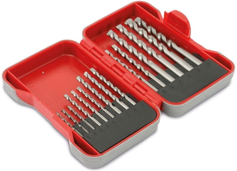 DAYTOOLS Steinbohrer in Kunststoffbox BS-S-15, 3...10 mm