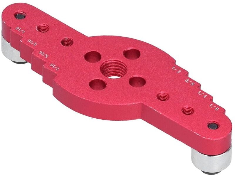 Dübelbohrschablonen-Set, hochpräzise, verschleißfeste Handbohrschablone mit 6 mm, 8 mm und 10 mm Bohrern zur Positionier...