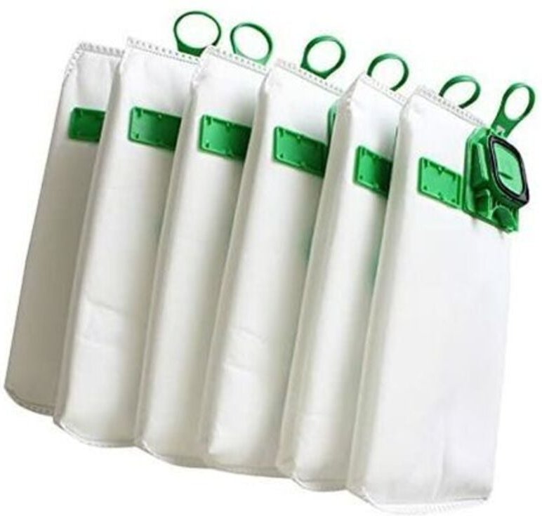 6er-Pack Hochleistungs-Staubsaugerbeutel für Vorwerk VK140, VK150, FP140 und Kobold Staubsauger