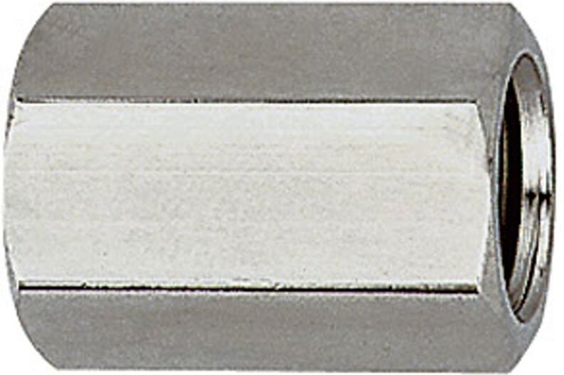 Muffe, Außensechskant, M5, sw 8, Edelstahl 1.4571 - Riegler