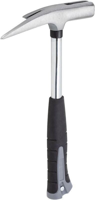 RUTHE Maurerhammer 600g Rheinische Form mit Stahlrohrstiel