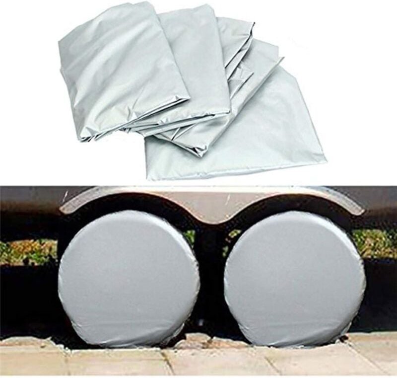 4 Reifenabdeckungen für Anhänger, Wohnmobil, Auto, LKW