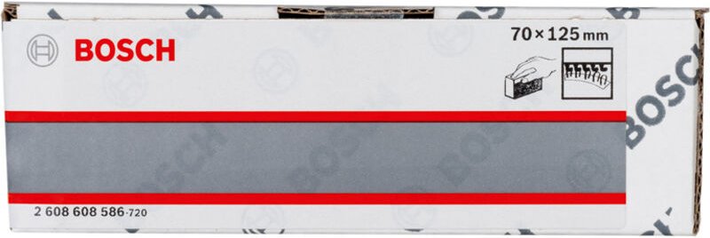 Handschleifklotz, doppelseitig, 70 x 125 mm - Bosch