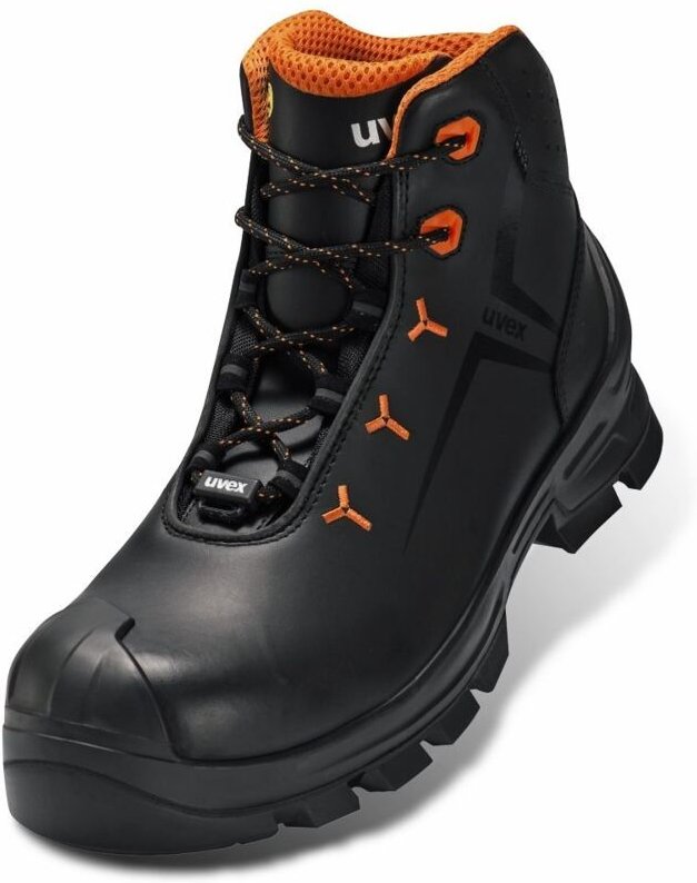 Uvex Sicherheitsstiefel S3 HI, HRO SRC uvex 2 MACSOLE aus Leder, uvex xenova Kunststoffkappe, Weite 10, Größe 43