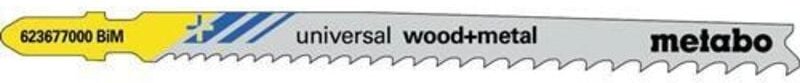 Metabo 5 Stichsägeblätter "universal wood + metal" 106 mm, progressiv, BiM 5 Stk