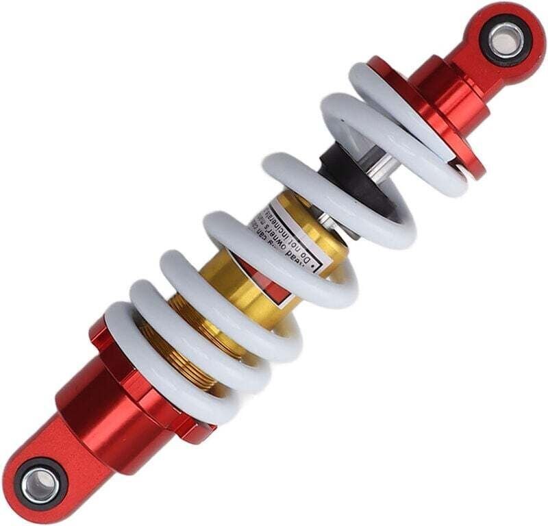 240-mm-Stoßdämpfer mit 12-mm-Feder und einstellbarer Dämpfung, geeignet für Offroad-Motorräder, Roller und ATVs.