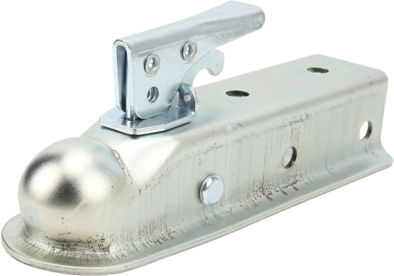 Gerade Deichsel-Anhängerkupplung, 50-mm-Kugelkopfprofil, 3500 Tragfähigkeit für Vierkantrohr-Lkw, SUVs, Limousinen, Wohn...