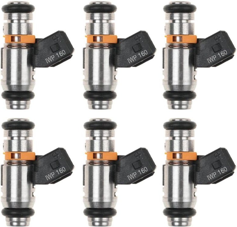 Tlily - 6PCS Auto Kraftstoff Injektor Düse 71792994 für 500 Punto 2008-2016 77363790 71724545