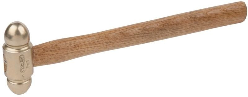 Ks Tools BRONZEplus Schlosserhammer, 100g, amerikanische Form - 963.2105