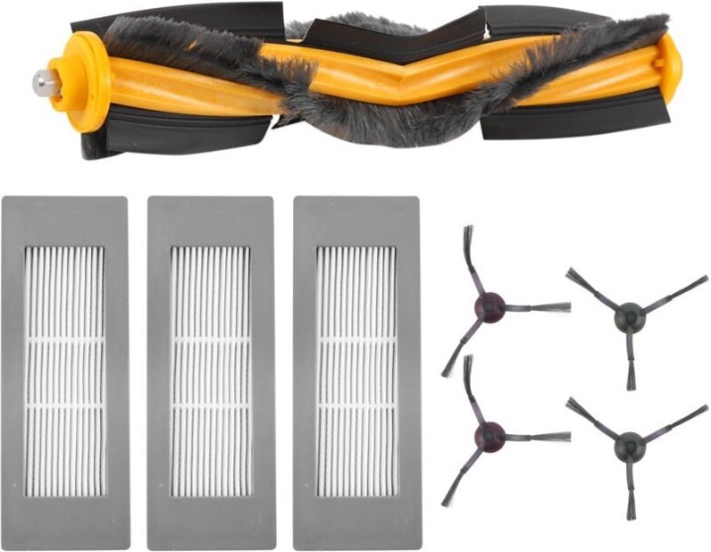 8-teiliger neuer Seitenfilter mit Rollenbürste für Ozmo 900