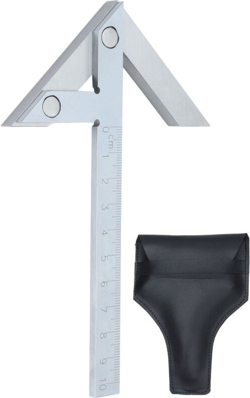 Zentrierlehre, Messwerkzeug. Breites Anwendungsspektrum: Zentrierdetektor aus Edelstahl für Messzwecke.