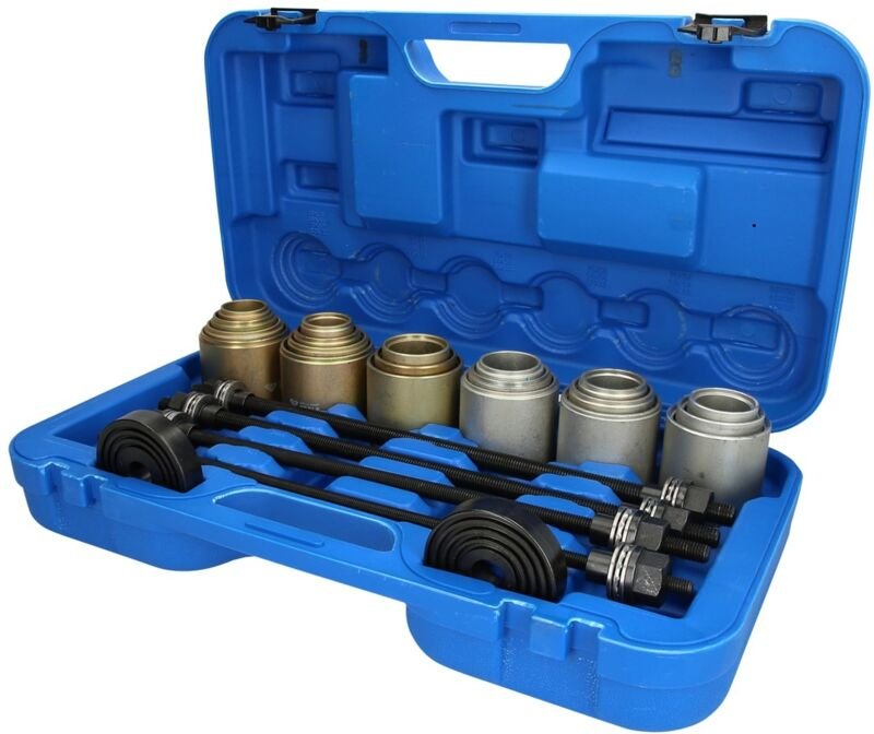 Brilliant Tools - Zug- und Druckhülsen-Satz, mit 4 Spindeln, 26-tlg