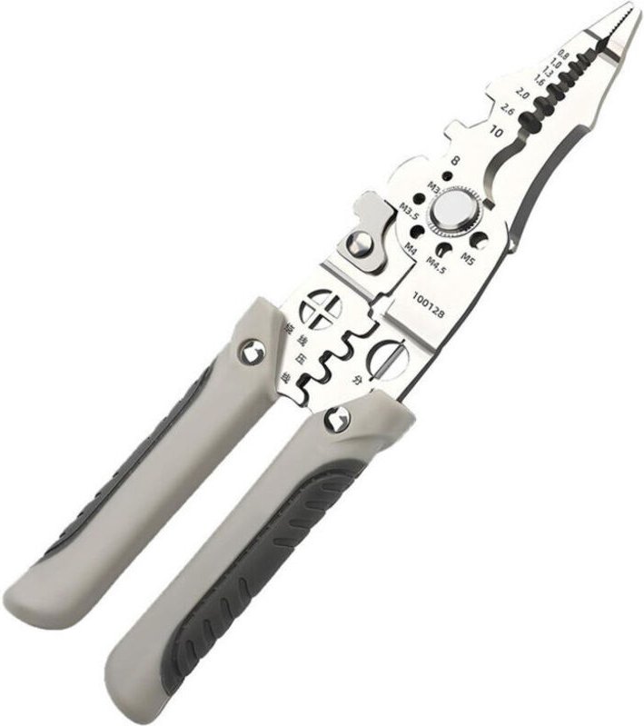 Automatischer Abisolierer, professioneller Elektriker-Abisolierer, 3-in-1-Multifunktions-Abisolierer zum Schneiden, Fest...