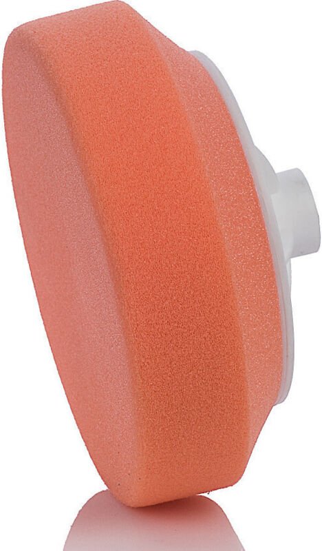 Polierpad mittel 150mm M14 Gewinde Schwamm Polierscheibe Orange ABW