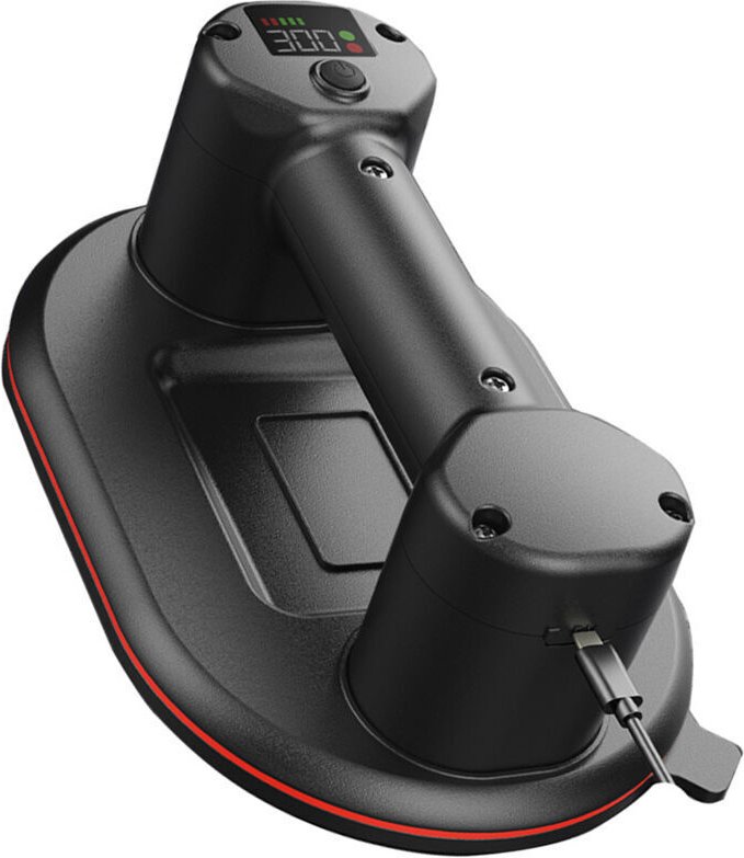 Vtizikl Nouvelle Ventouse à Batterie pour Carreaux, Verre, Marbre, Ventouse électrique Longueur 24 cm, 2 Moteurs, Puissa...