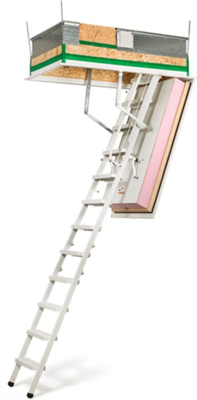 Wippro Passivhaus Dachbodentreppe Klimastair 160 Smart Lukenmaß 140x70cm