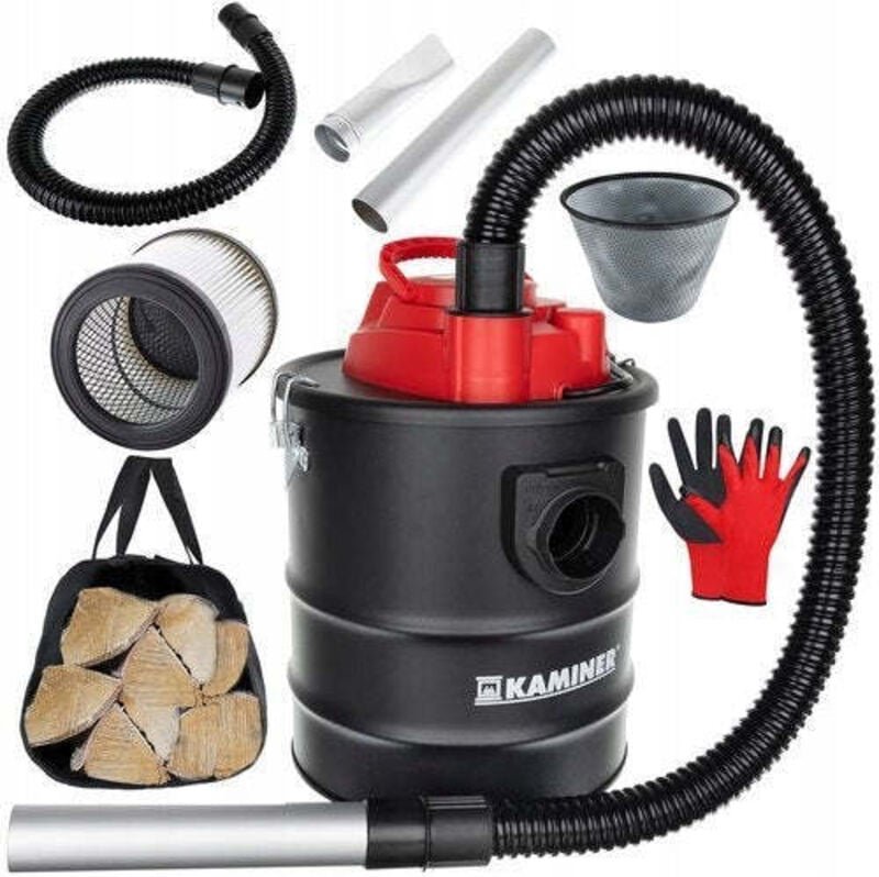 ProVac Industrieller Aschesauger Mit Blasfunktion - 1200 W Beutellos Für Kamin Und Ofen Reinigung