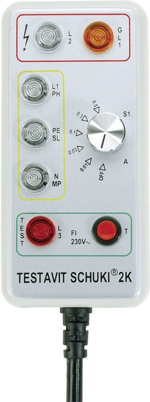 Testboy - Testavit Schuki 2K Steckdosentester cat iii 300 v led
