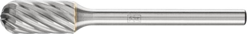 Hartmetall Hochleistungsfrässtift inox Walzenrund wrc ø 06x13 mm Schaft-Ø 3 mm für Edelstahl - Pferd