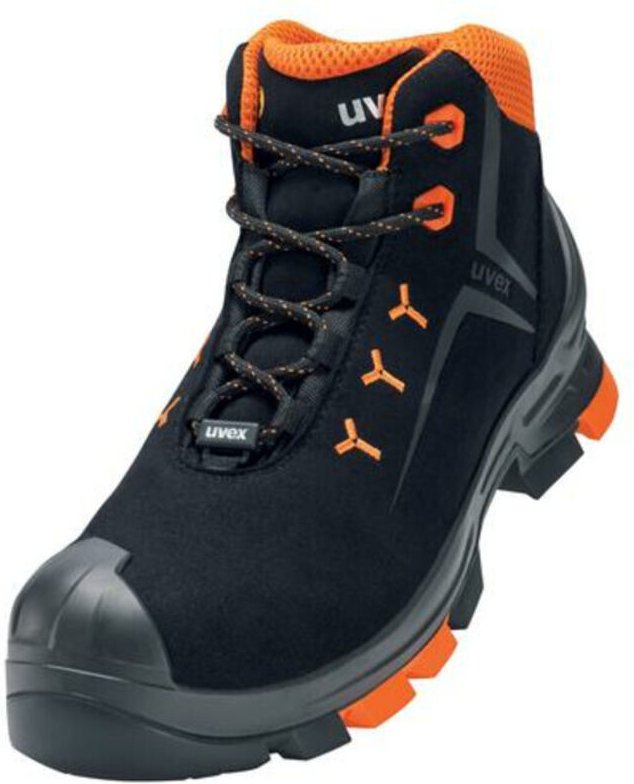 Uvex Sicherheitsstiefel S3 SRC uvex 2 aus Mikrovelours, uvex xenova Kunststoffkappe, Weite 12, Größe 38