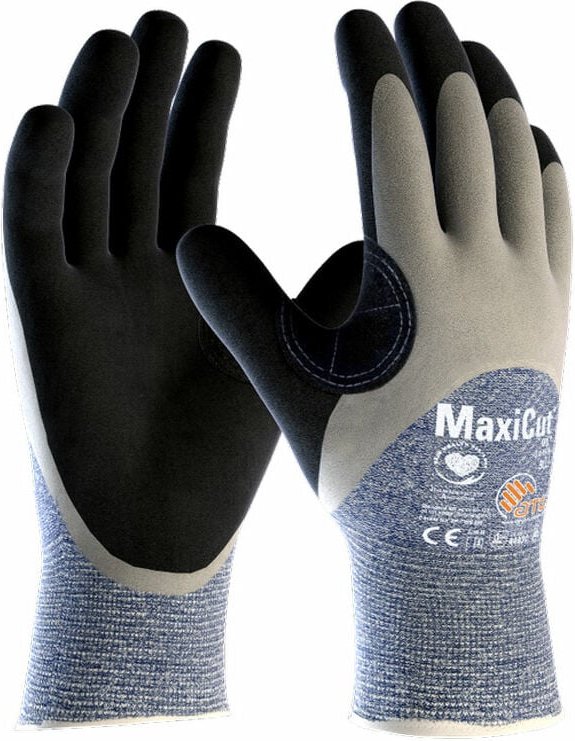 ATG - MaxiCut Oil 34-505 Arbeitshandschuhe - 8 (m) - Blau - Blau