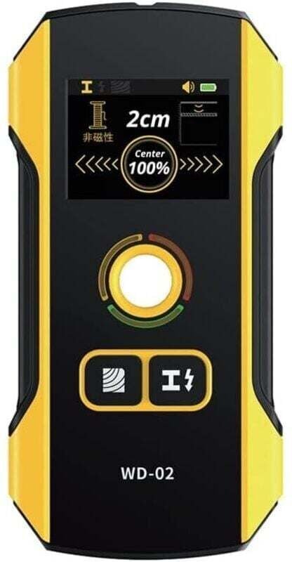 Vtizikl WD-02 Scanner mural détecteur de métaux pour câbles AC sous tension et clous en bois
