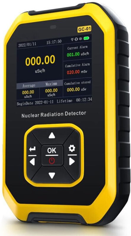 Tragbares digitales Geigerzähler mit LCD-Display, Detektor für nukleare Strahlung, Beta-Gamma-Dosimeter-Tester