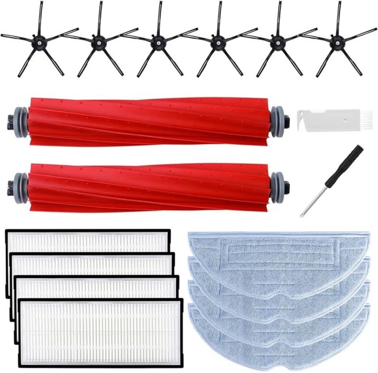 Für Staubsauger Hauptseitenbürste Filter Mopptuch