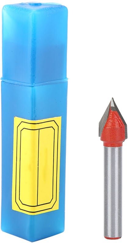 Ej.life - Fräser Wolframstahl cnc Gravur Scharfer V-Nut Bit Schaftfräser 60 Grad cnc Fräser 6 mm Schaft 10 mm Fräser Dur...