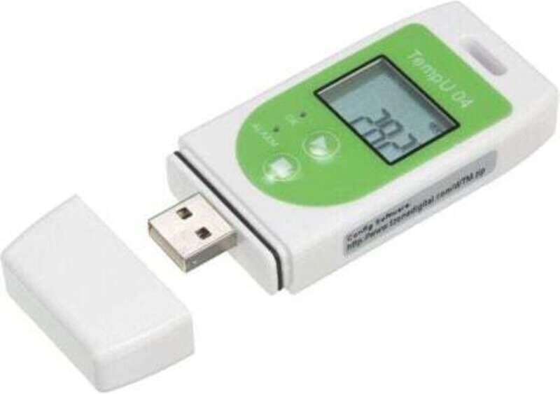 Datenlogger, USB-Temperaturdatenlogger, wiederverwendbarer Temperaturlogger mit einer Aufzeichnungskapazität von 32.000