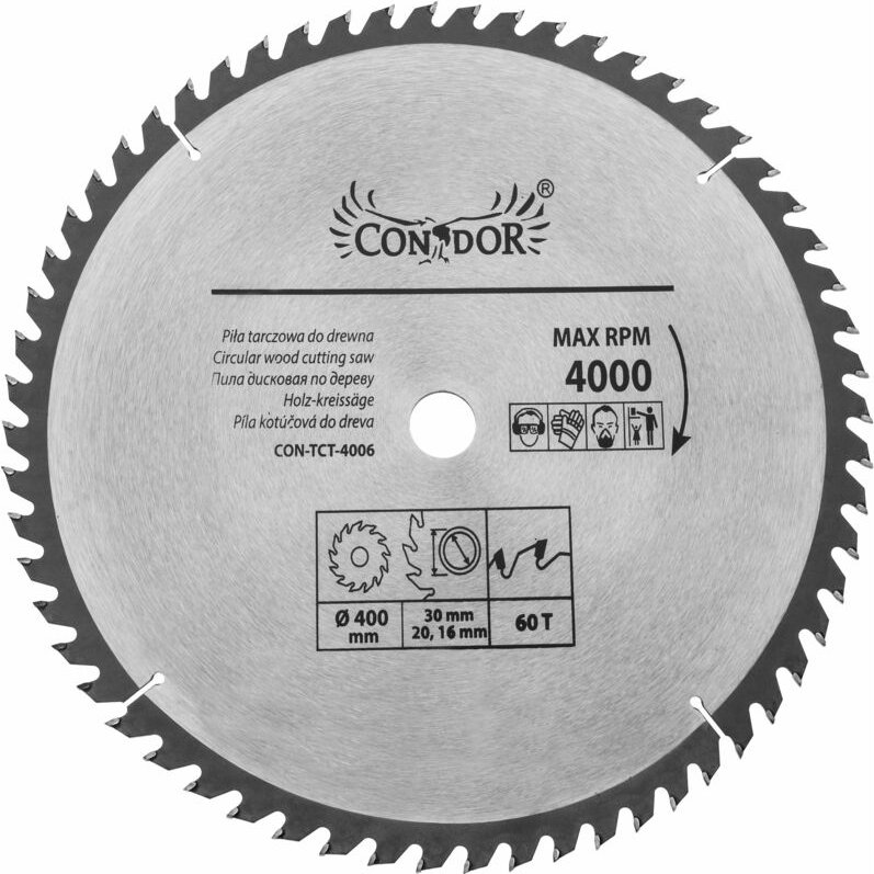 Der Kondor ist eine breite Palette 400 x 30 x 60-zębów