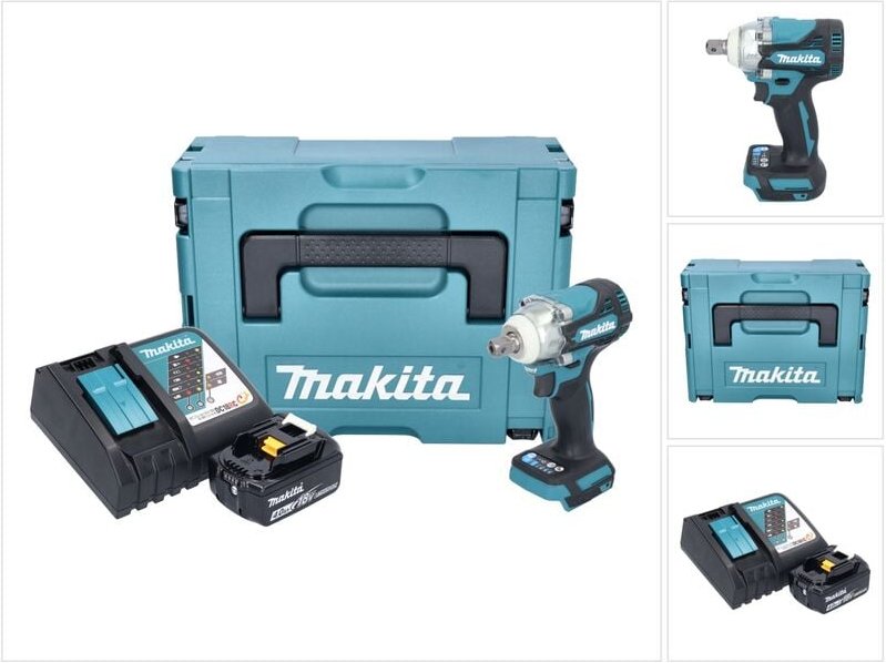 Dtw 301 RM1J Akku Schlagschrauber 18 v 330 Nm 1/2' Brushless + 1x Akku 4,0 Ah + Ladegerät + Makpac - Makita