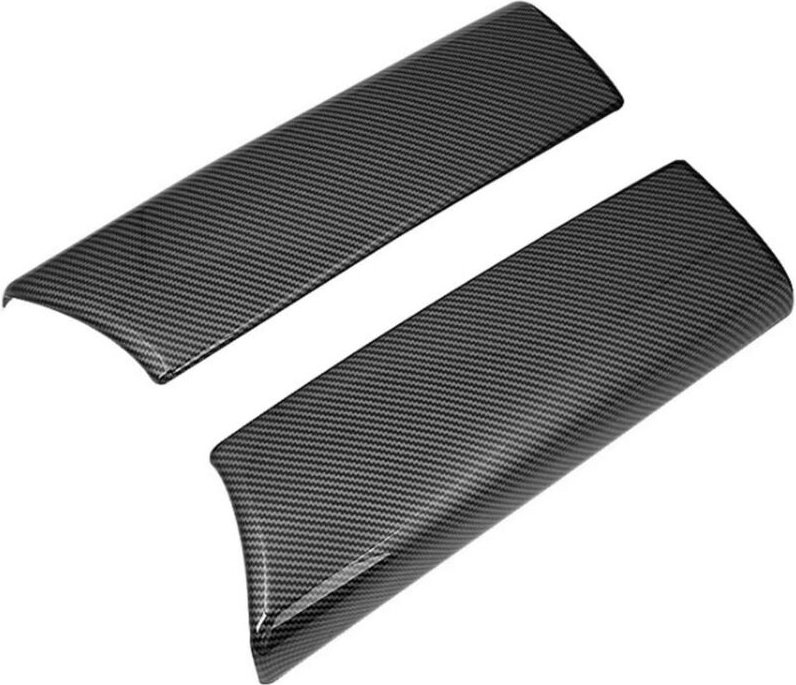 Auto Styling Kohle Faser Verstauen AufräUmen Armlehnen Box Schutz Aufkleber Abdeckungen für E W213 2016-2019