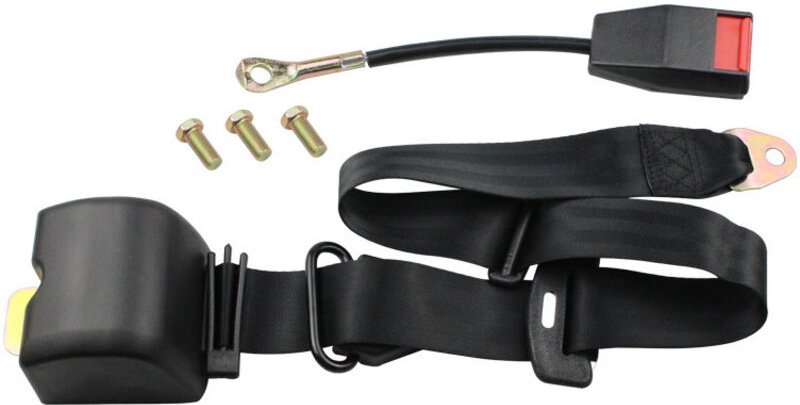 Universeller, 3-Punkt-verstellbarer Autosicherheitsgurt + Schrauben