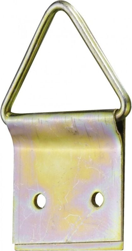 HSI Bilderklappösen, Eisen, vermessingt, 12x12mm, 6 STK