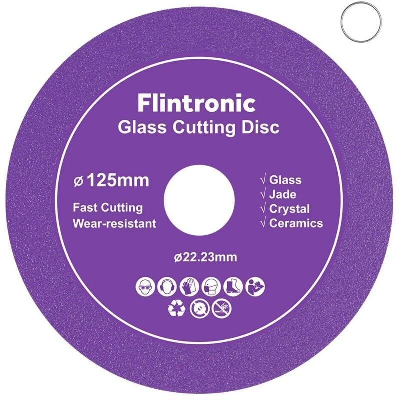 5-teiliges Set Glastrennscheiben, 125 mm Diamant-Fliesentrennscheiben, Diamanttrennscheiben, Fliesentrennscheiben für Fl...