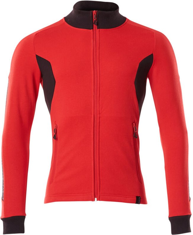 Mascot MASCOT® ACCELERATE Herren Sweatshirt mit Reißverschluss 18484-962-20209 Gr. S verkehrsrot/schwarz