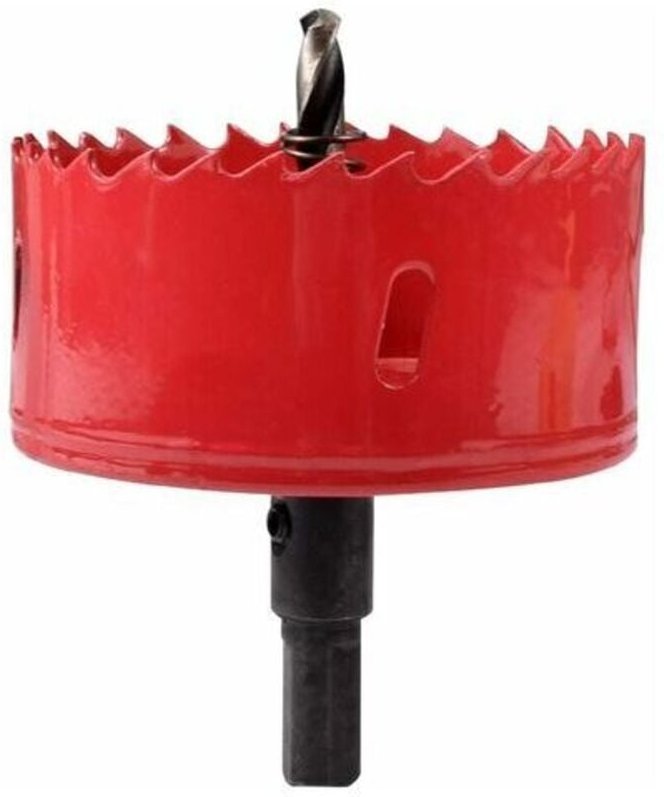 M42 HSS 115 mm Bimetall-Lochsäge, Kernbohrer für Eisen, Aluminium, Holz, Trockenbau, Rohre und Faserplatten