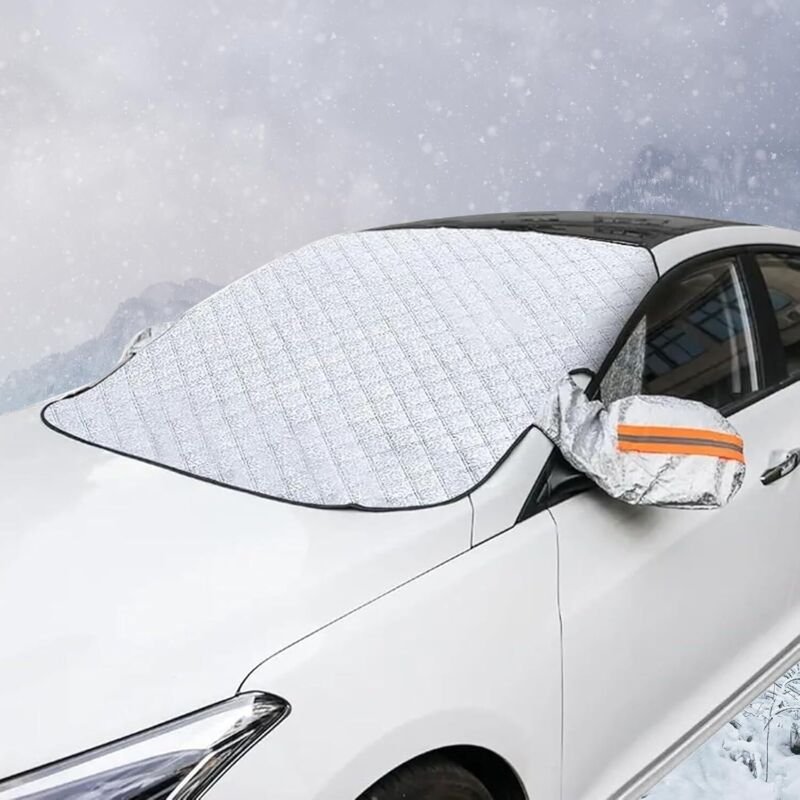 Verdickte Auto-Windschutzscheibenabdeckung, Winter-Windschutzscheibenabdeckung, Eisschutz, Frostschutz
