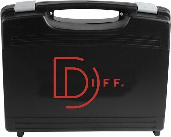 Leerer Koffer Schwarzer Koffer mit 2 Schaumstoffen 247x177x76