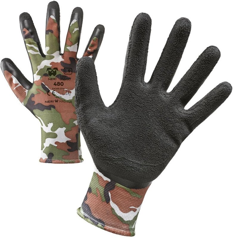 Neri - 480 Arbeitshandschuhe - 8 (m) - Mimetische - Mimetische